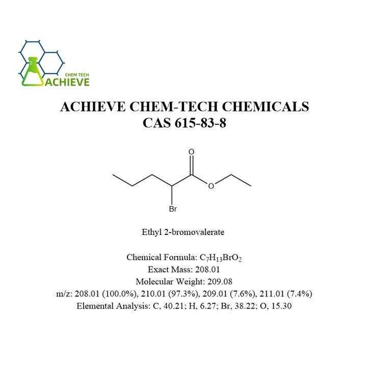 Ethyl-2-bromvalerát CAS 615-83-8