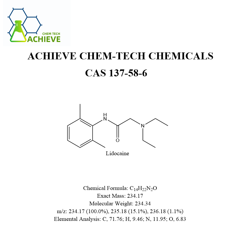 99.9% Pure Lidocaine Powder CAS 137-58-6 | Shaanxi BLOOM Tech Co., Ltd 99.9% Pure Lidocaine Powder CAS 137-58-6 | Shaanxi BLOOM Tech Co., Ltd