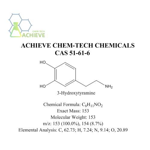 3-Hydroxytyramine CAS 51-61-6 | Shaanxi BLOOM Tech Co., Ltd 3-Hydroxytyramine CAS 51-61-6 | Shaanxi BLOOM Tech Co., Ltd
